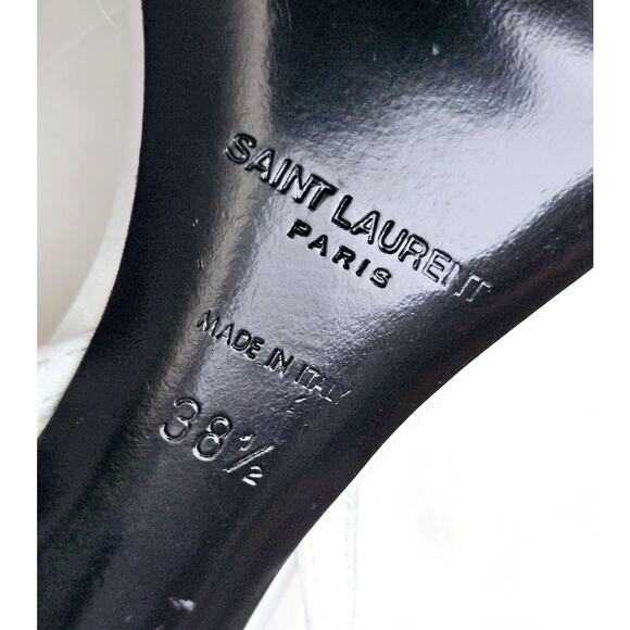 Saint Laurent Mae Pointed Toe Mules - Picture 7 of 7